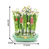 Flower Bouquet Plum Blossom Peach Blossom Narcissus Bonsai Potted Plant Building Blocks Model Home Decoration Toy For Kids Gift