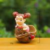 Cartoon My Neighbor Totoro Andwalnut Kernel Coal Balls Resin Miniature Micro Landscape Figures For Gift And Decoration