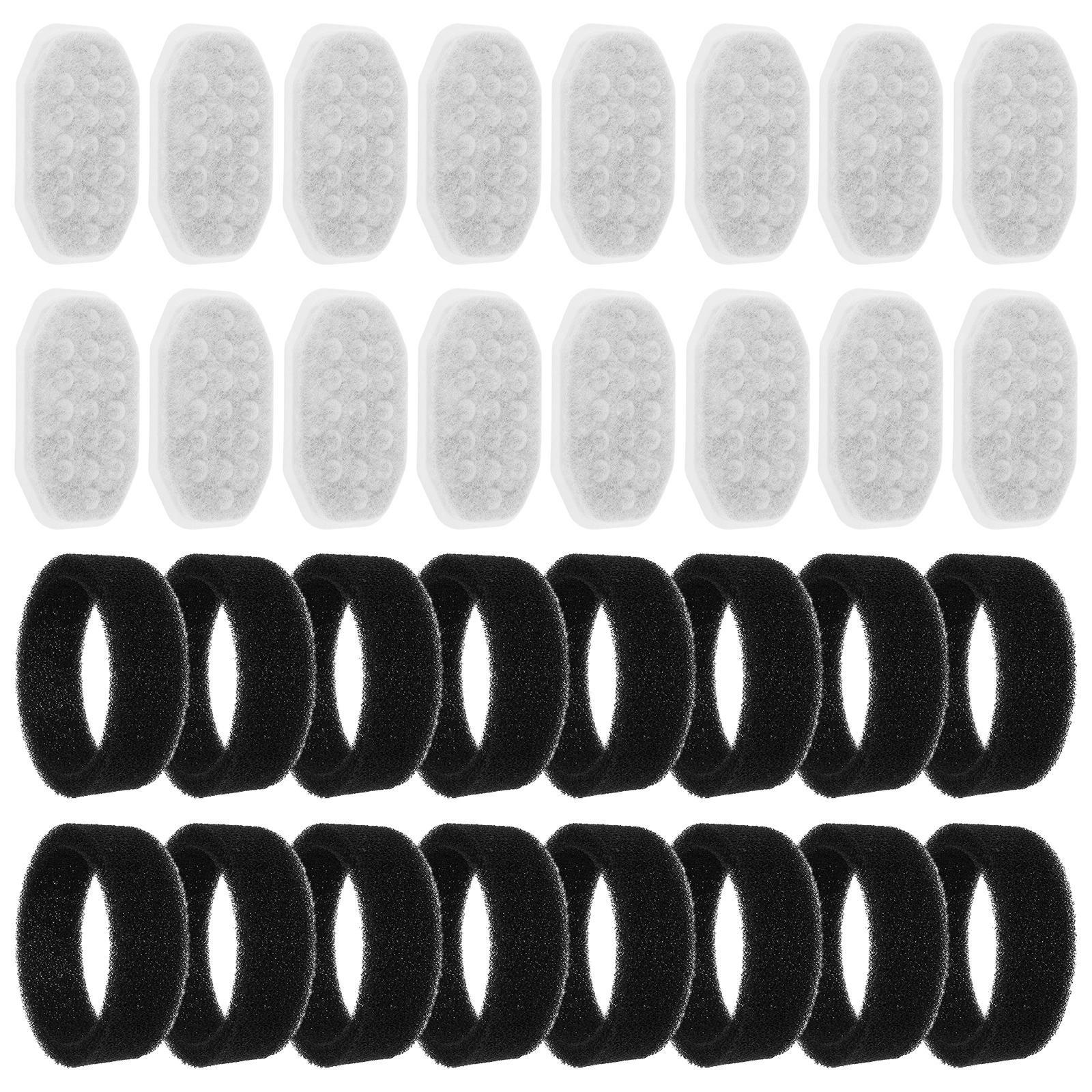 

32 шт. Сменный фильтр с активированным углем Кошка Собака Фонтан для воды Диспенсер из нержавеющей стали Кормушки Диспенсер для питомца Фильтрация