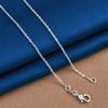 925 Sterling Silver Shiny Exquisite 3 Starfish Necklace Women Fashion Party Wedding Gift Jewelry