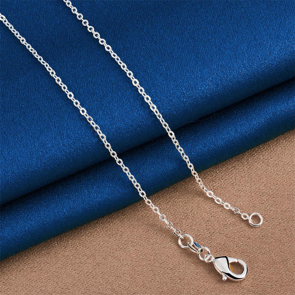 925 Sterling Silver Shiny Exquisite 3 Starfish Necklace Women Fashion Party Wedding Gift Jewelry
