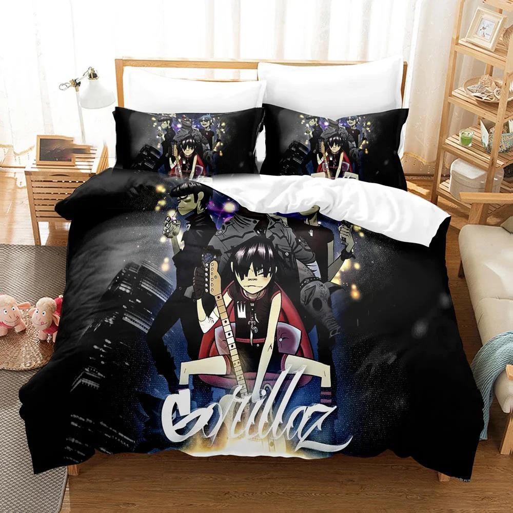 3D Printed Music Bedding Set Duvet Cover Bedroom Quilt King Size Duvet Cover Home Textile 2/3 Pieces