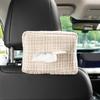 Scatola porta fazzoletti per auto Carino fiocco scatola da pompaggio per schienale seggiolino auto Borsa porta fazzoletti per auto di pregio