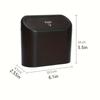 1pc Car Trash Can - Mini Garbage Bin and Organizer for Clean and Tidy Car Interiors