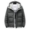 Gepolsterter Herren Winter Neuer Mantel Jugend Verdickte Gepolsterte Jacke Feder Daunen Gepolsterte Kleidung Herren Kapuzenpullover Warm