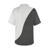 Men's Short Sleeve Button Lapel Solid Color Chest Pocket Dry-nurse Top