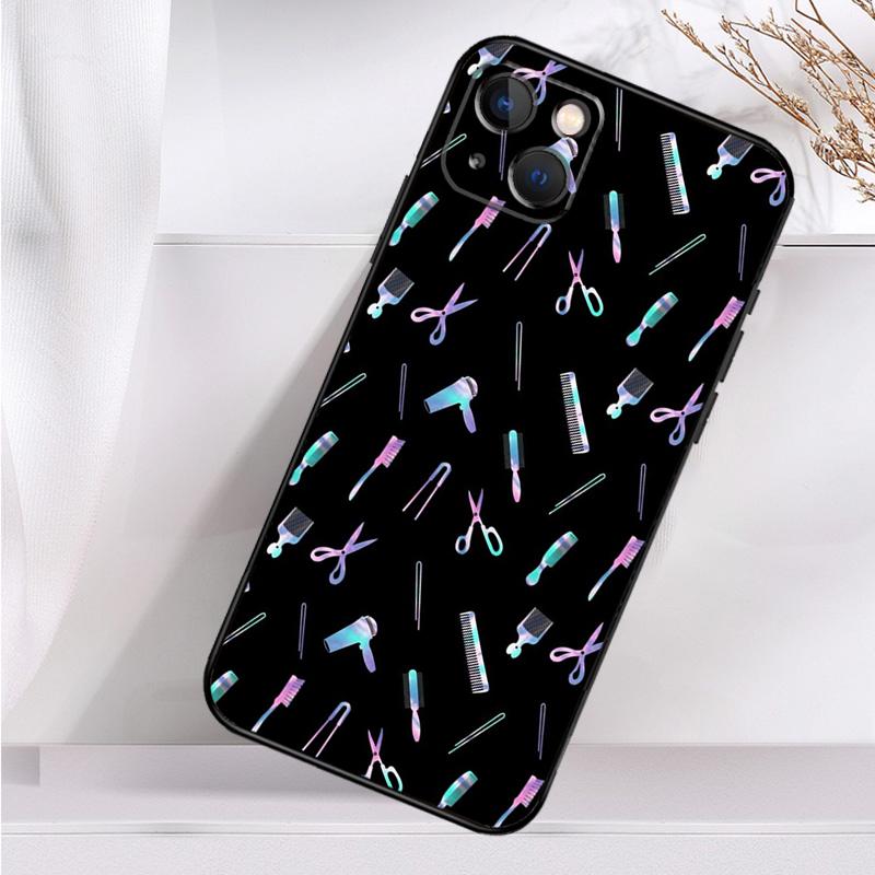 

Barber Hair Stylist Shockproof Case For iPhone 17 15 16 Pro Max 11 14 Plus 12 13 Mini 16e 17 Air Phone Cover iPhone 16e