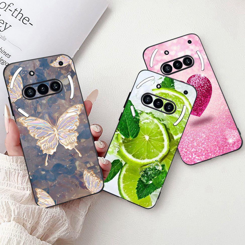 Téléphone pour rien (3a) A059 Coque Pour Nothing Phone 3a Étui Silicone Mode Luxe Fleurs Chat Mignon Drôle Peint Pare-chocs Souple