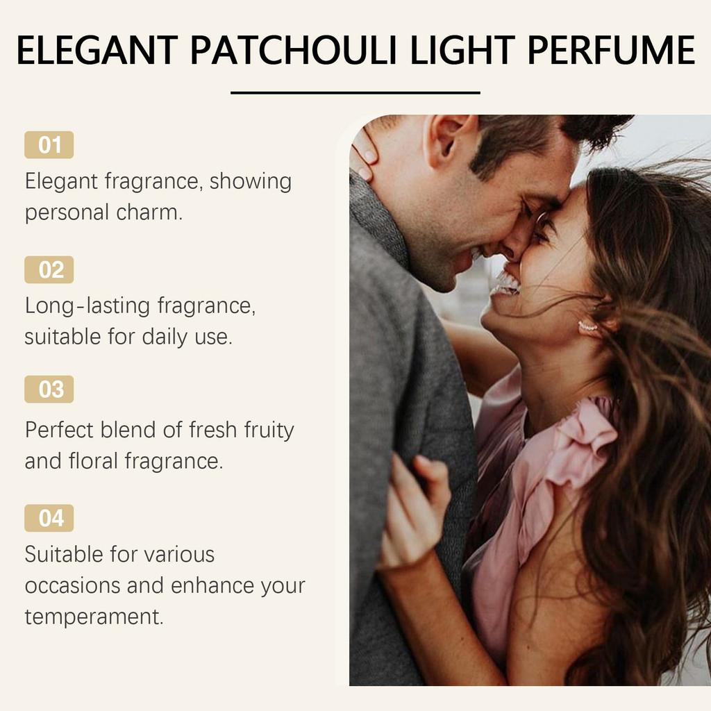 Elegant Patchouli Perfume Travel Size Fresh Fragrance Delicate Alluring Scent Spray