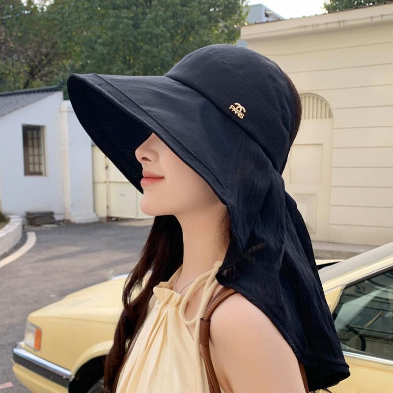 Outdoor Sun Protection Hat With Wide Brim For Women Summer Uv Blocking Stylish Fashion