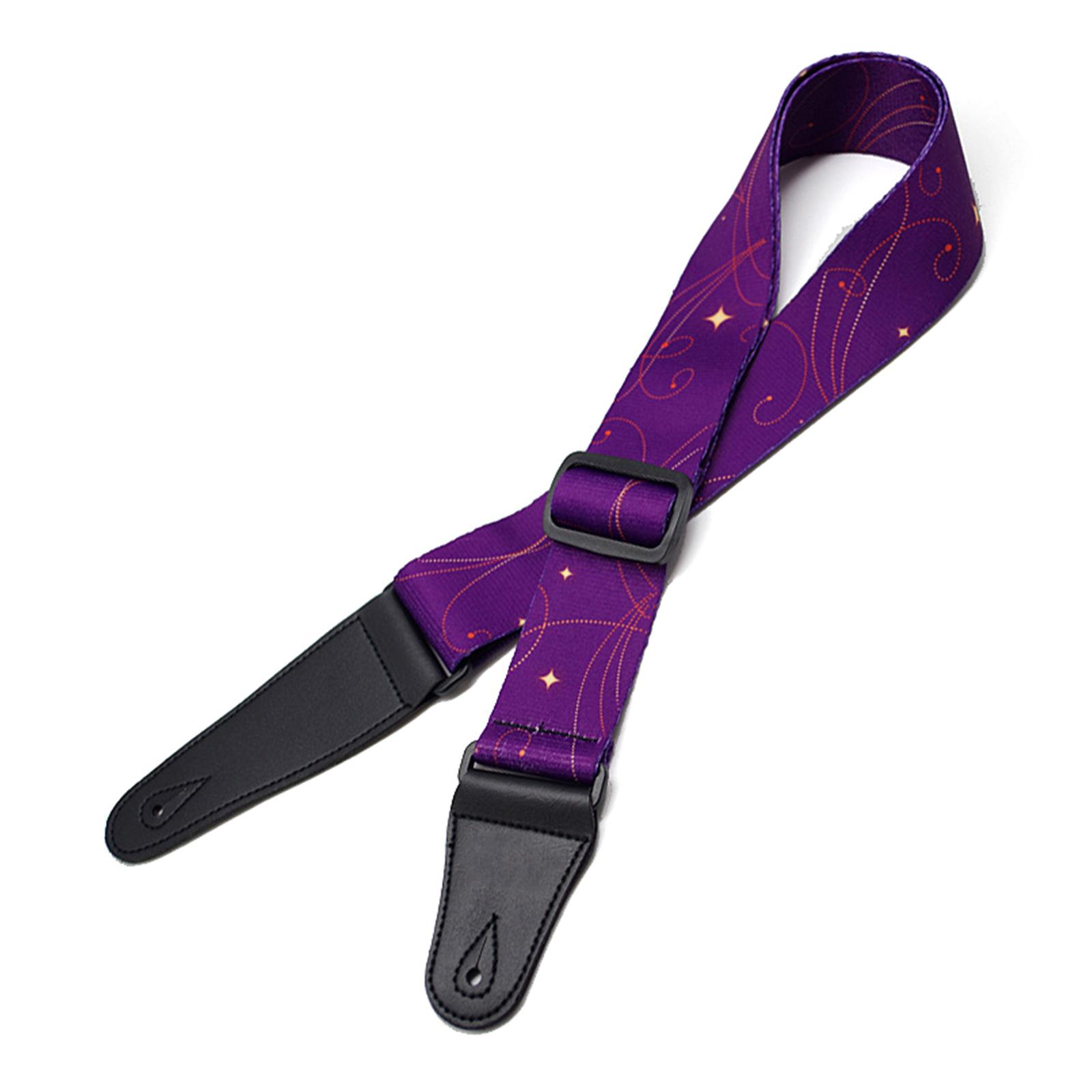 

Adjustable Cotton Guitar Strap Thicken Shoulder Belt Electric Guitar Strap Belt Shoulder Pad Comfortable to Wear 3