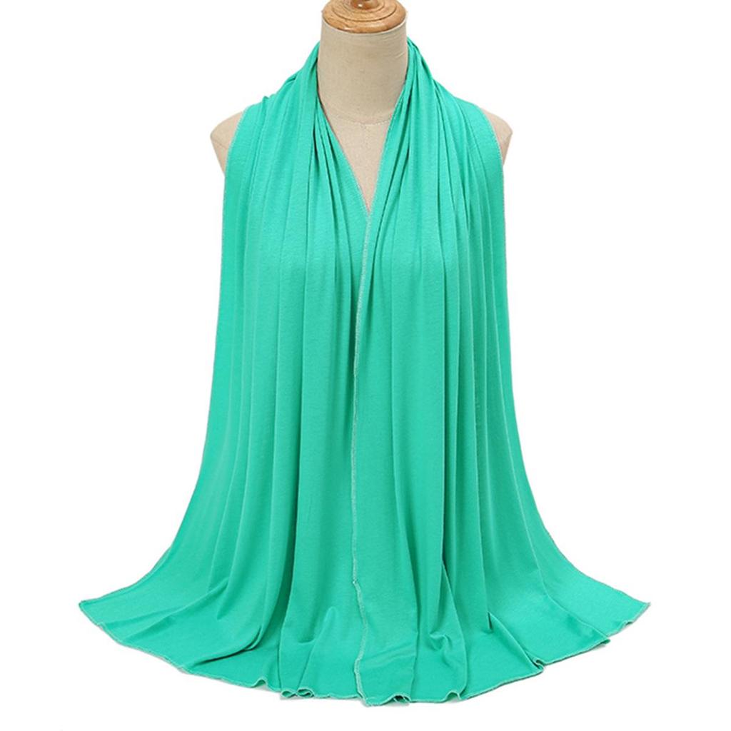 Modal Solid Color Long Scarf: High-Quality, Breathable, Soft Handfeel, Mercerized Cotton (YW125)