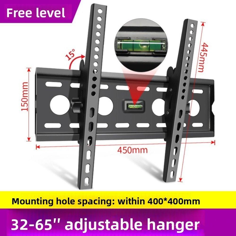 Uchwyt ścienny do telewizora z regulacją kąta nachylenia 32-65 cali Stojak Rama Nowy Wieszak do telewizora Uniwersalny