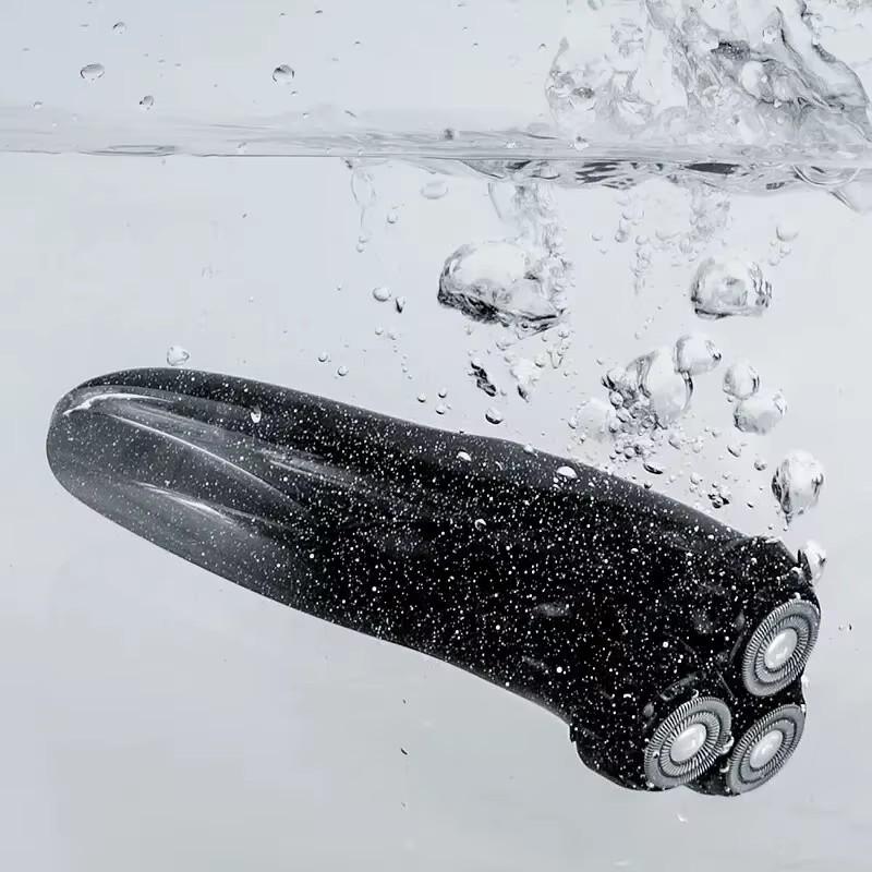 Xiaomi ENCHEN Golarka Elektryczna 3D Blackstone 3 Wodoodporna Maszynka do Golenia Do Użytku Na Mokro i Na Sucho Podwójnego Zastosowania Twarz Broda Bateria Wyświetlacz Cyfrowy Dla Mężczyzn