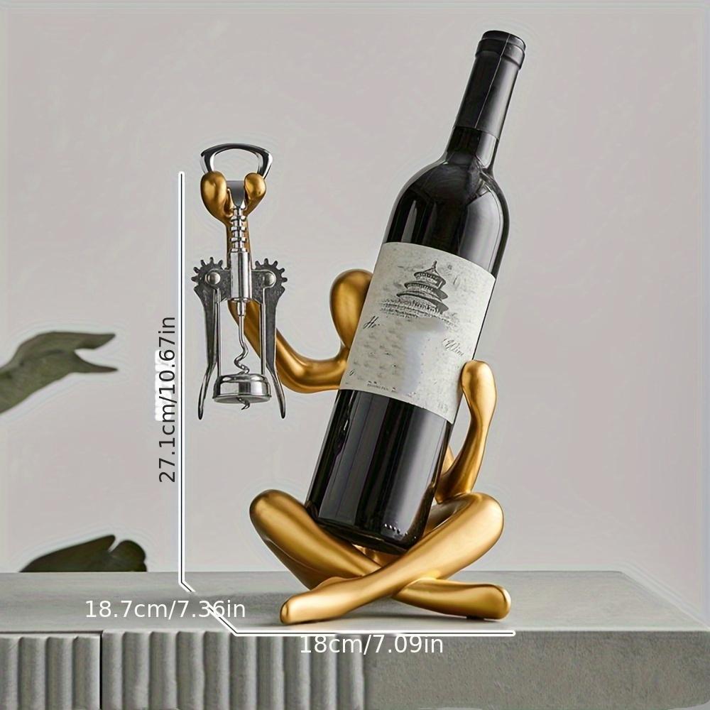 Resin Hollow Character Red Wine Rack Living Room Dining Room Decoration Wine Cabinet Sideboard Decoration Soft Decoration
