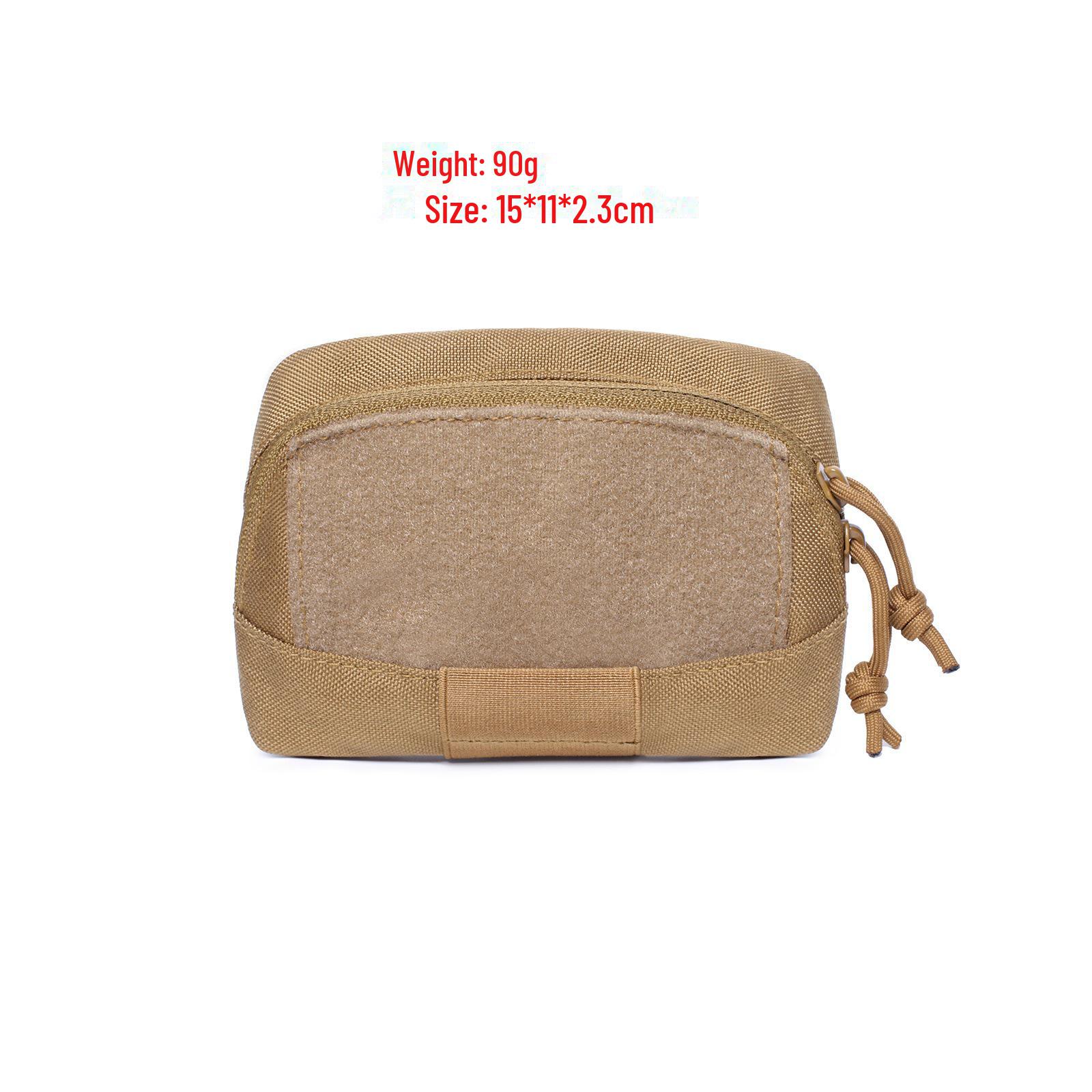 

Тактична нагрудна сумка Molle з невеликою сумкою для 6-дюймового мобільного телефону - новий дизайн, популярна колекція різного роду 15x11x2.3 cm хакі