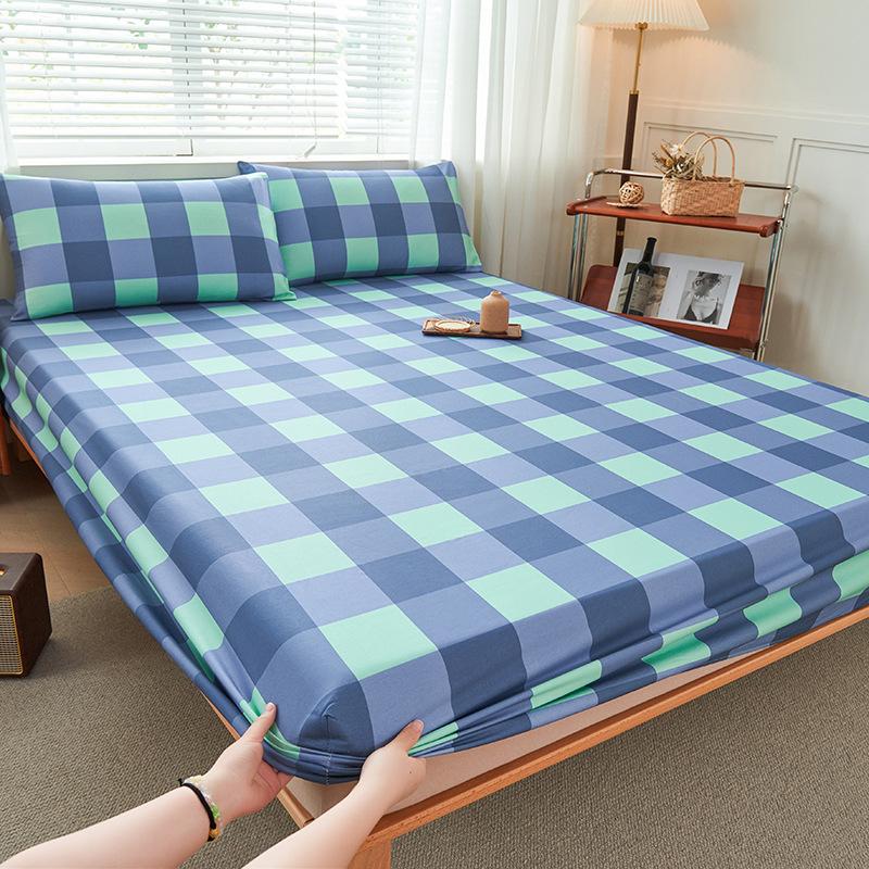 

Толстые старые грубые тканые простыни с простыми полосками, подходят для домашнего использования, для двух человек, машинная стирка, простыни для студенческого общежития A pair of pillowcases