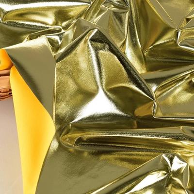 100x150cm High Elasticity Glossy Spandex Stretch Bronzing Fabric for Wedding Decoration Stage Performance Clothing Fabrics