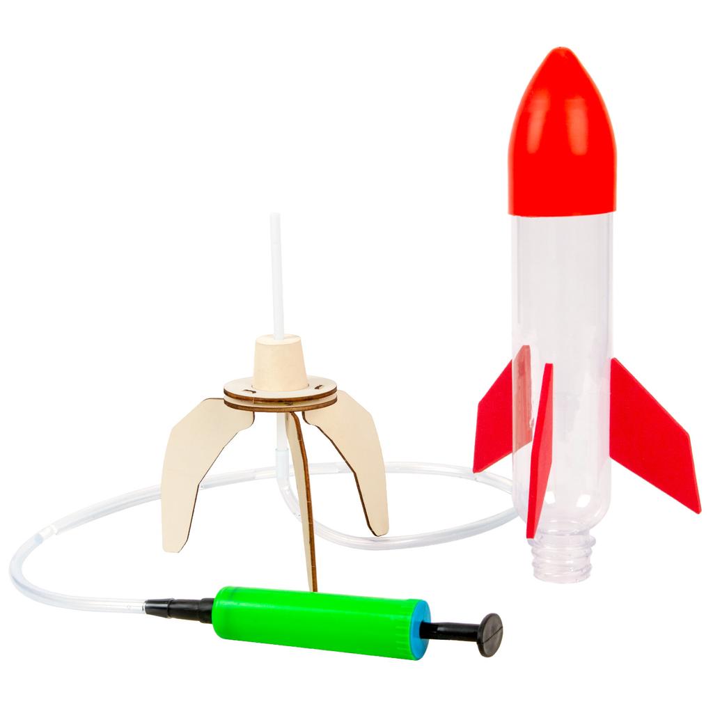 DIY Water Rocket Launcher Kit STEM Educational Science Experiment Outdoor Water Play Toy for Kids Physics Learning and Gifts