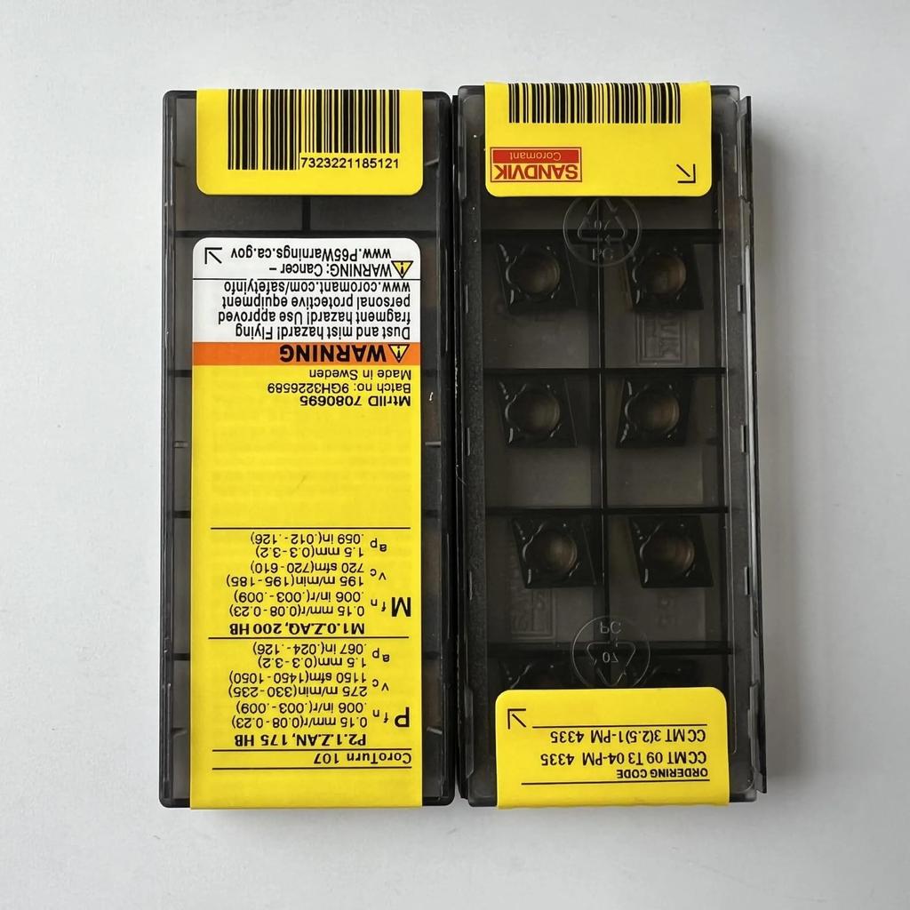 Original Sandvik / CCMT09T304-PM 4335 /CNC CARBIDE tool blade 10 Pcs