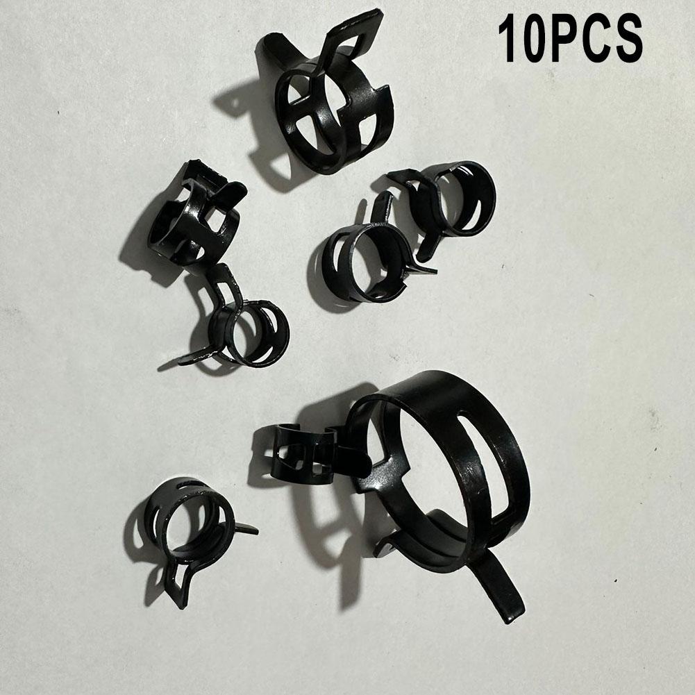 Braçadeira de Mola Braçadeira de Mangueira de Combustível 0,5mm 10pcs Aço Manganês