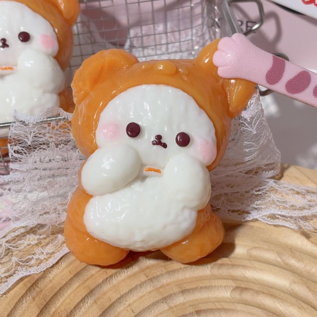 Tpr Stress Relief Toy With Cute Bear Face For Kids And Teens