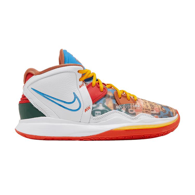 Nike Kyrie Infinity Ky-D Men Sneakers Multi-Color White University-Red CZ0204-100