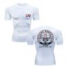 Training and Exercise T-shirt Anime Baki Hanma Men Running T-Shirt Compression Shirt Gym Fitness Short Sleeve Jogging Sportswear