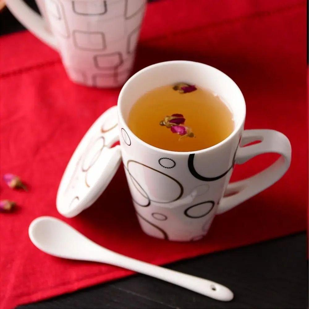 Ceramic Long Handle Spoons Creative Coffee Spoon Tea Honey Supplies Stirring Spoon Tea Coffee
