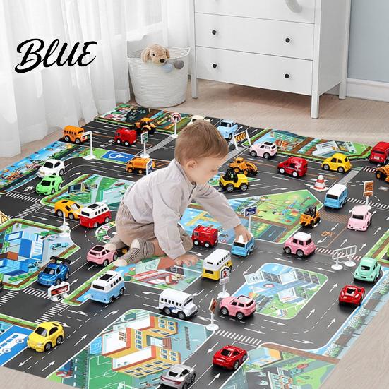 Game Pad Comfortable Play Place Mat Traffic Toy Playing Waterproof Educational Parking Baby Pattern Accessories