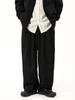 Women's Casual Trousers Plus Size Baggy Straight Wide Leg Pants Vintage Style Clothes Y2k Brown Black