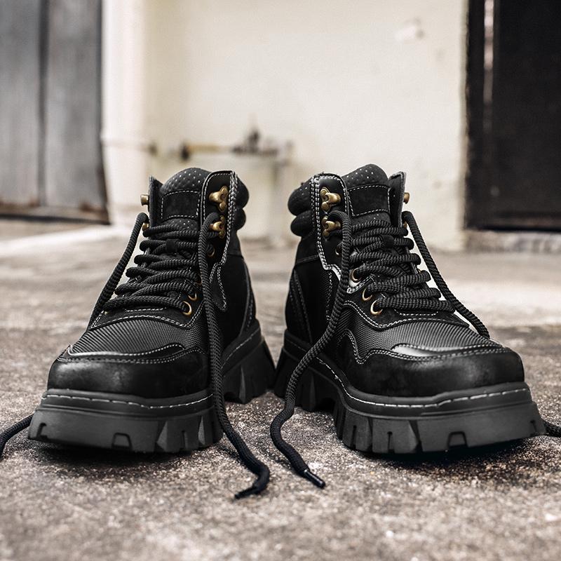 Men's Boots Retro Work Shoes Comfortable Outdoor Boots Men Casual Trekking Footwear Leisure Mountain Winter Shoe