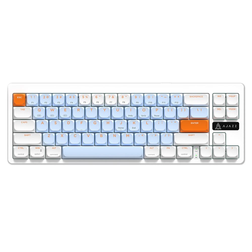 

2.4G Bluetooth-compatible Wireless Mini Office Keyboard Dual-Mode Rechargeable Keyboard 68-key for PC Smartphone