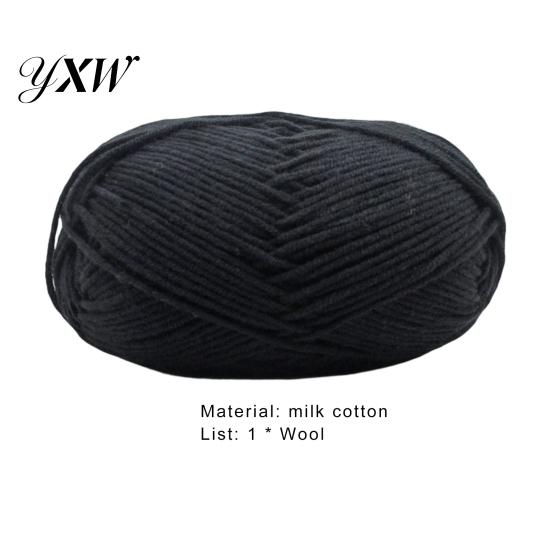 4Ply Crochet Yarn Knitting Wool Professional Ultra Soft Needlework DIY Milk Cotton Knitted for Home Woollen