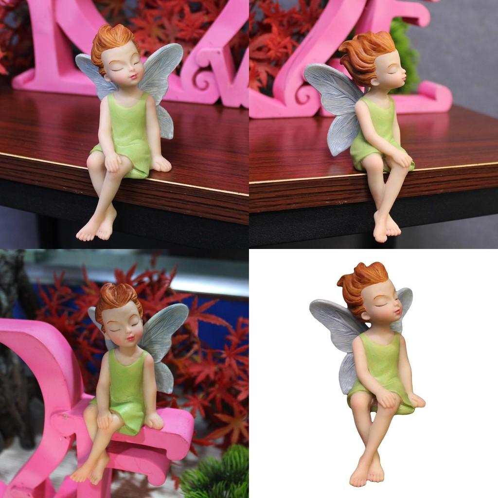 Flower Fairy Resin Art Decor Tabletop Figurine Room Decoration Gift Souvenir