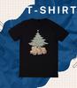 Christmas Oversized Short Leeve Round Neck T-Shirt Mens Womens Tees Top Chris.