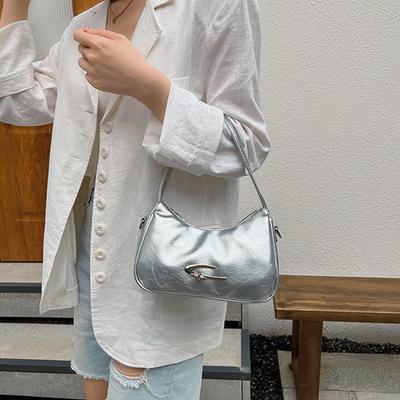 2025 neue Achselhöhlen-Halbmondtasche trendige Mode Schulter Damen-Tasche einfaches Nischen-Design-Tasche Damen Herbst Umhängetasche