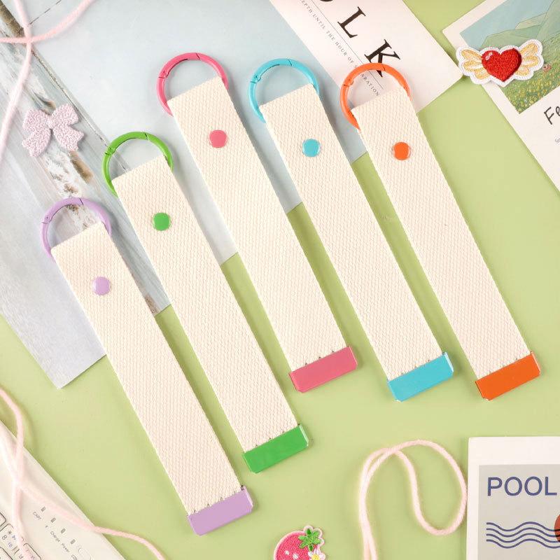 Webbing Strap Colorful Ribbon Rope Keychain Simple Durable Keychain Lanyard Versatile Ins Diy Canva Strap Unisex