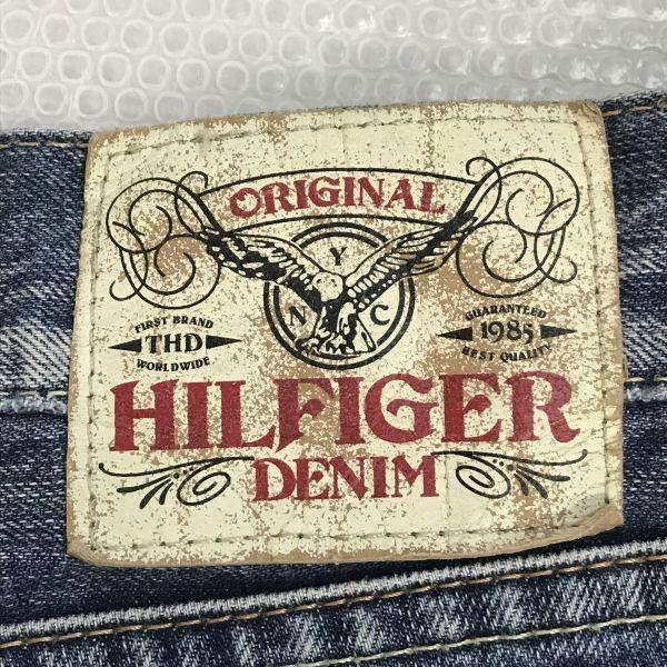 HILFIGER DENIM Distressed Denim Jeans Blue Size W32 L32 Inseam 83cm(USED)