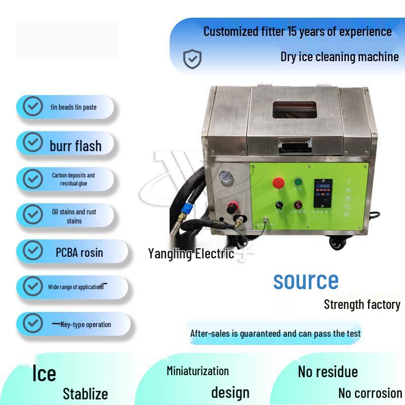 Industrial Dry Ice Cleaning Machine for Non-Destructive Mold and Car Parts Cleaning