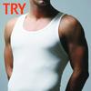 [TRY] Pure Cotton Basic Running Undershirt 3-Pack Set [Shipped from Korea] 100% Authentic