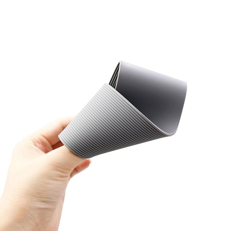 Silikonový protiopařovací protiskluzový kryt na kávový šálek Univerzální kónický závitový návlek na šálek Hrnček Keramický Skleněný kryt na šálek