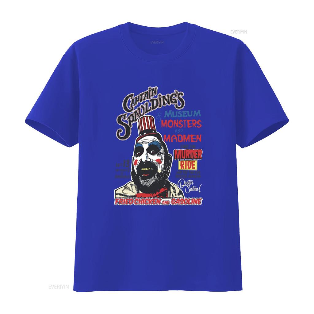 Captain Spaulding Museum Monsters and Madmen T Shirt S 3XL House of 1000 Corpses Take the Murder Ride  vintage Washed graphic