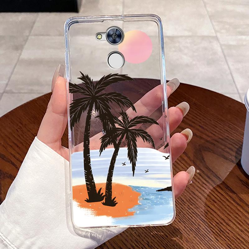 

Casing For Honor 6C Case Honor 6C Pro Back Cover Aesthetic Fashion Cute Cat Astronaut Soft Silicone TPU Transparent Phone Case Honor 6C