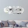 26pcs Circle Mirror Wall Stickers 3D Stereoscopic Acrylic Wall Decoration