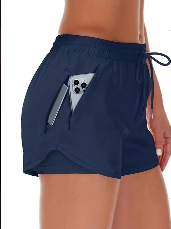 Women's 5" Quick-Dry Lightweight Running Shorts with Zipper