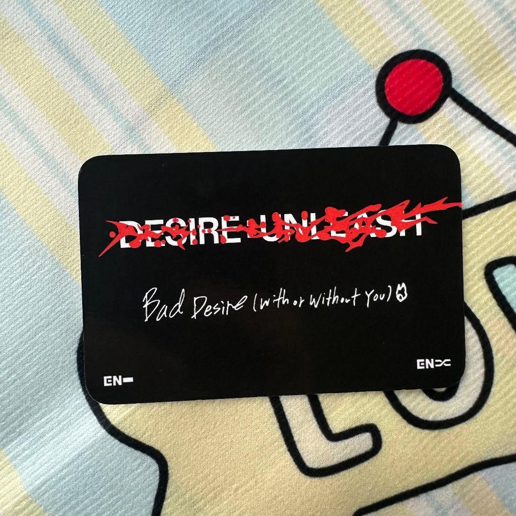 [USED] ENHYPEN BAD DESIRE Trading Card Heeseung