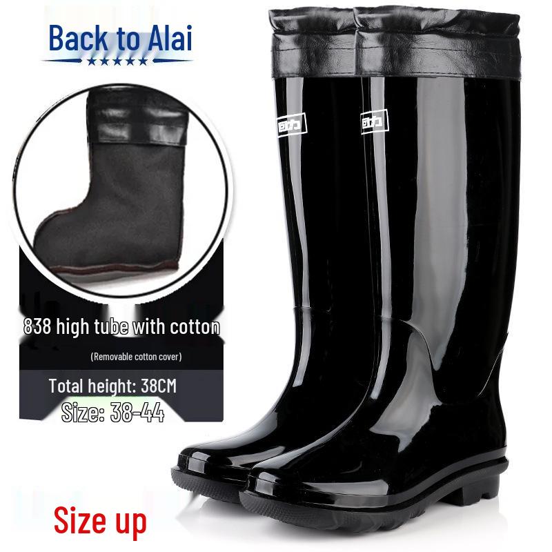 Pánské 838/818 Warrior Vodotěsné vysoké gumáky - Odolné proti opotřebení, protiskluzové, dešťové boty středního střihu