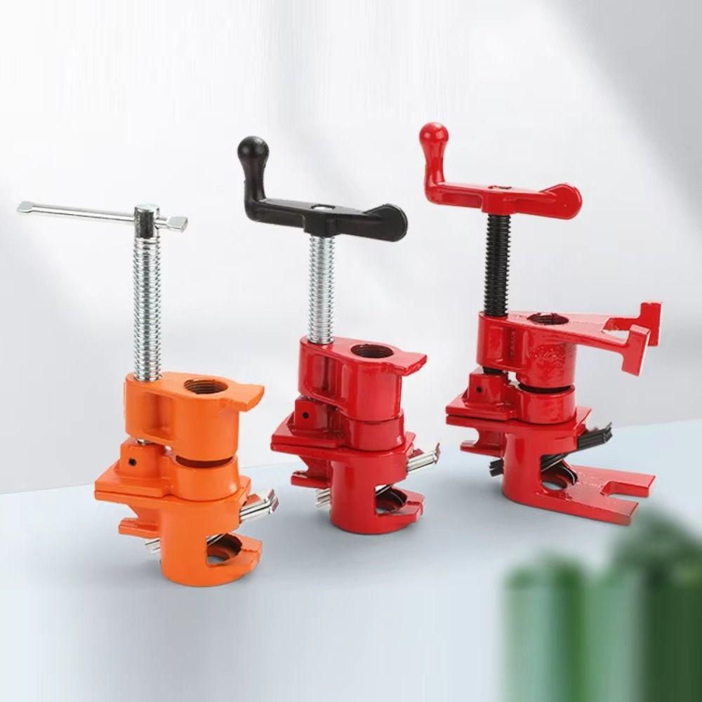 Adjustable Pipe Clamp Set 1/2/3/4 Inch Heavy Duty Clamp Heavy Duty Wood Gluing Clamp  Woodworking
