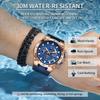 LIGE Luxury Military Men Watch Waterproof Luminous Date Sport Man Wristwatch Chronograph Silicone Strap Quartz Men's Watches+Box